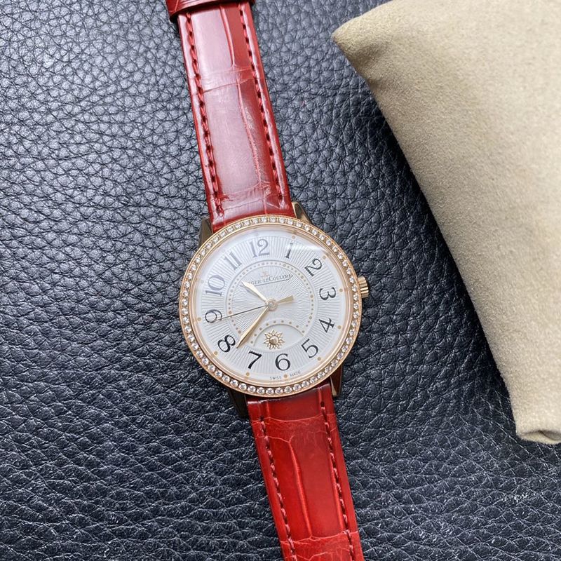 Jaeger-LeCoultrereplica watch dating series women's rose gold watch front view