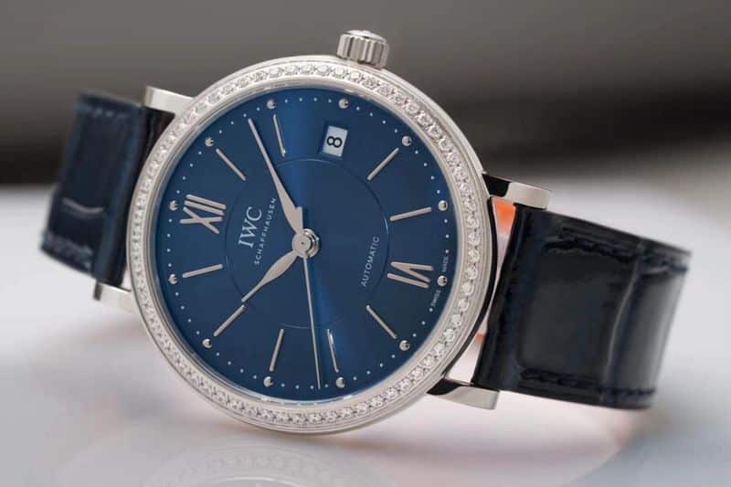 IWCreplica watch women's Portofino extremely elegant ladies' watch front view