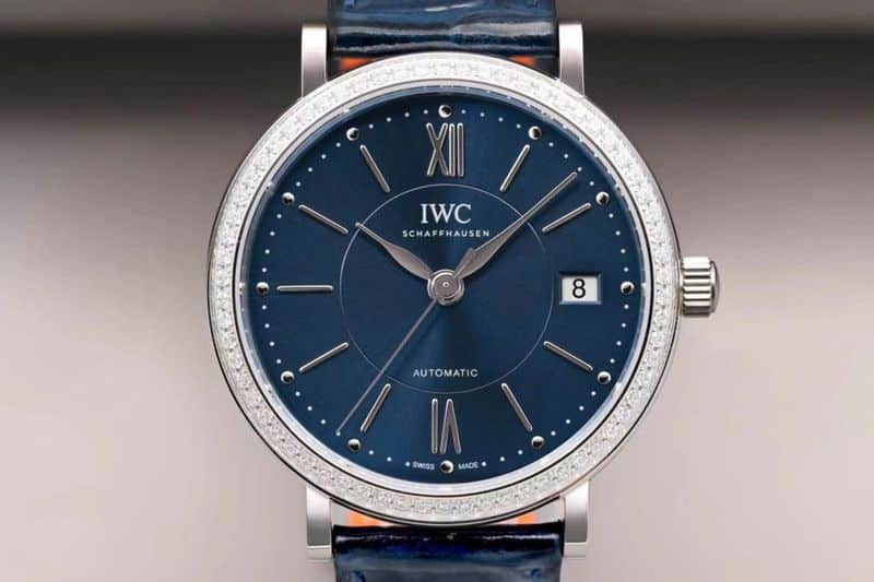 IWCreplica watch women's Portofino extremely elegant ladies' watch front view