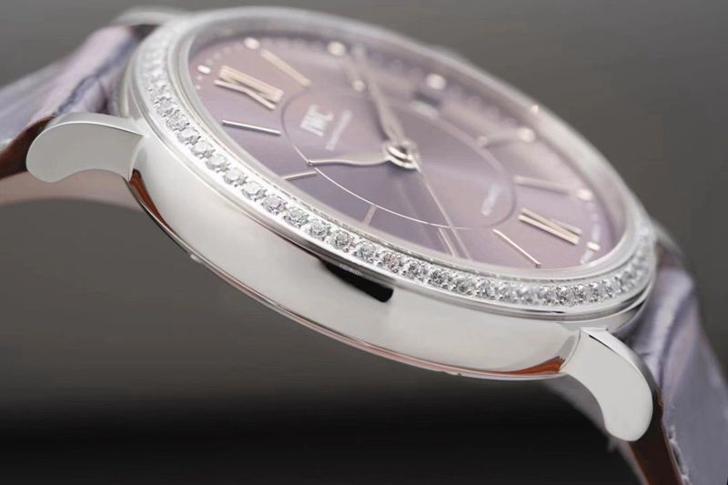 IWC women's Portofino watch top-tierladies' watch side view