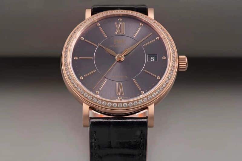 IWC women's watch Portofino extremely elegant top-tierladies' watch front view