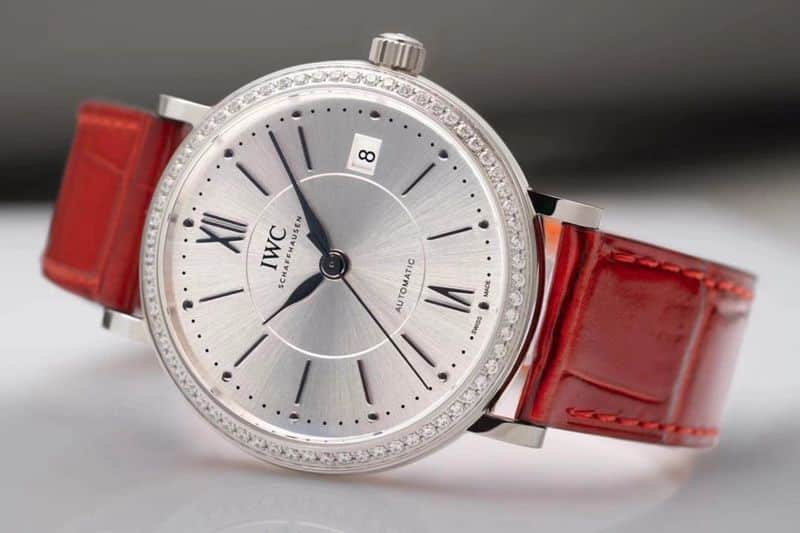 IWC's masterpiece women's watch Portofino top-tierladies' watch front view