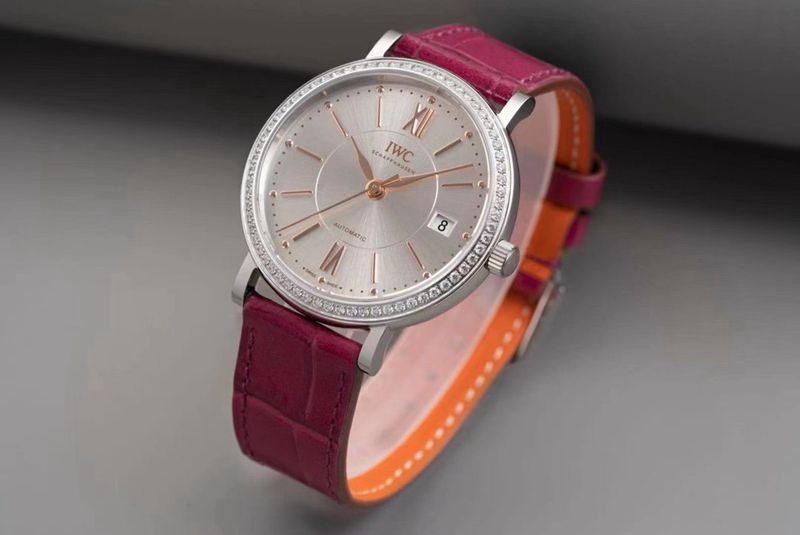 IWC's masterpiece women's Portofino watch front view