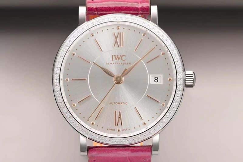IWC's masterpiece women's Portofino watch front view