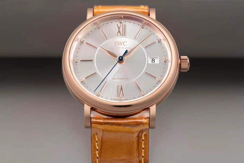 IWC women's watch Portofino top-tierladies' watch front view