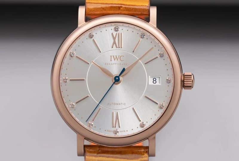 IWC women's watch Portofino top-tierladies' watch front view