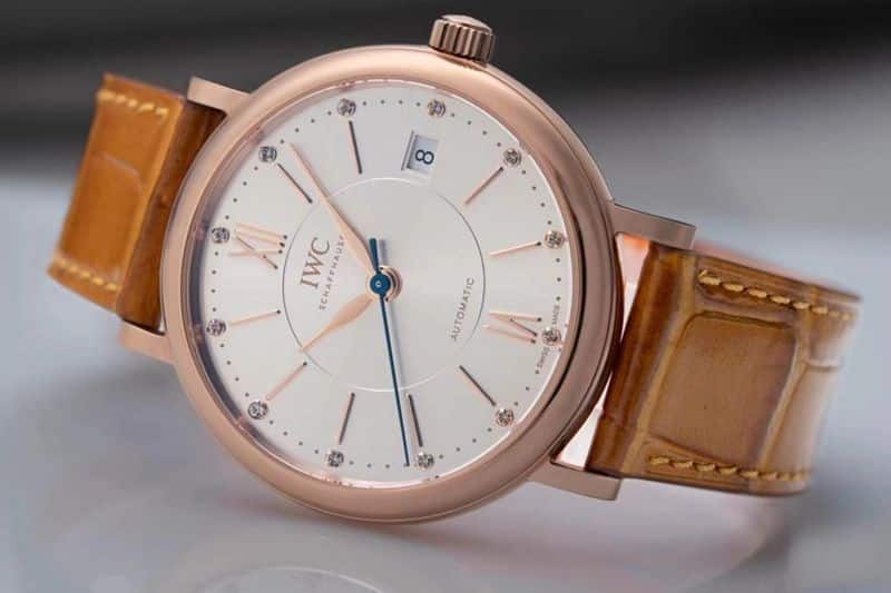 IWC women's watch Portofino top-tierladies' watch front view
