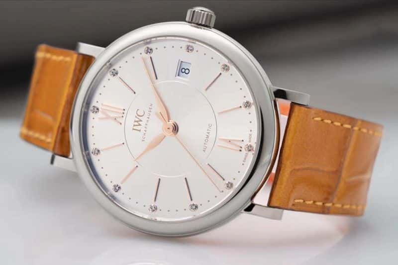 IWCsuper watch women's Portofino extremely elegant ladies' watch front view