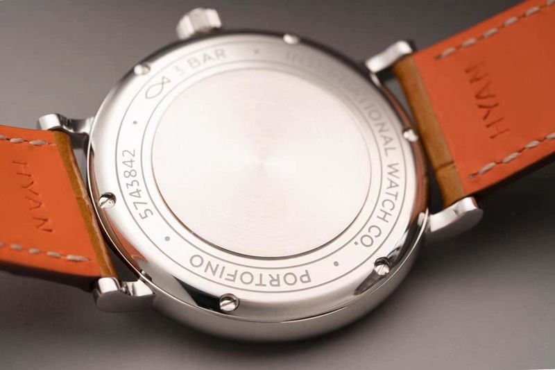 IWC watch women's model Portofino extremely elegant ladies' watch back cover picture