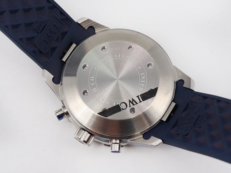 Wanguo collectible watches Marine Chronograph series watch back cover figure