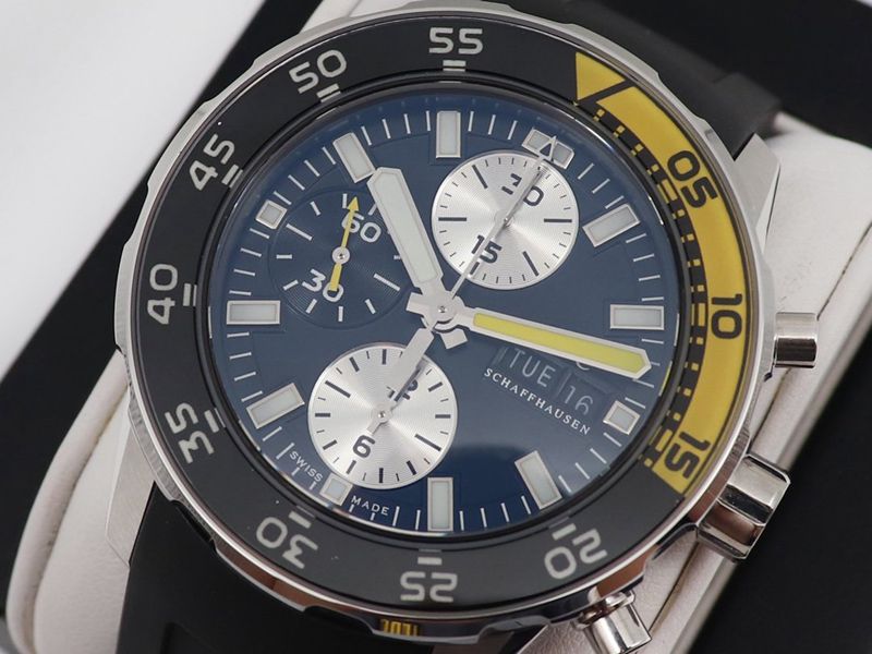 Universal collectible watches Marine Chronograph Collection Watch Front View