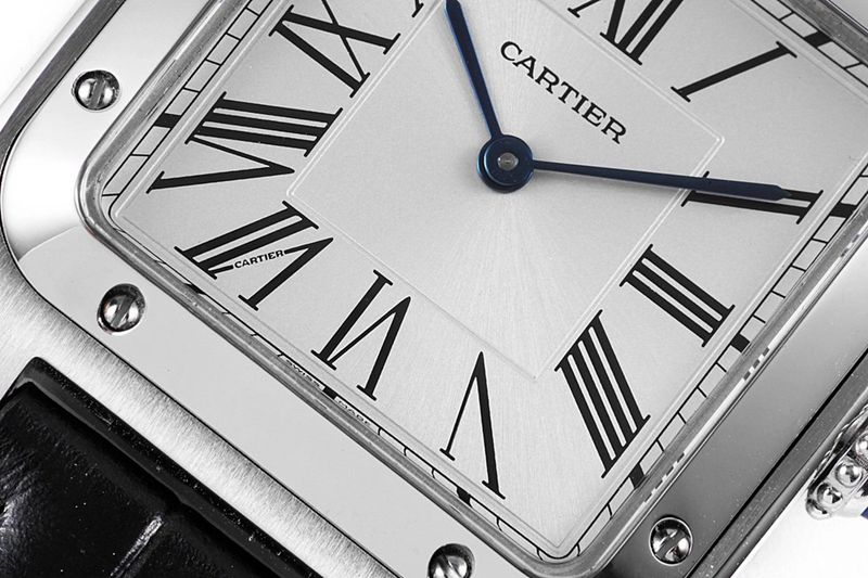 Cartier high-quality watch Cartier Santos SANTOS-DUMONT series WSSA0022 couple watch detail shots