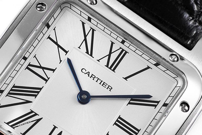 Cartier high-quality watch Cartier Santos SANTOS-DUMONT series WSSA0022 couple watch detail shots