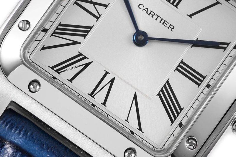 Cartier high-quality watch Cartier Santos SANTOS-DUMONT series WSSA0022 couple watch detail shots