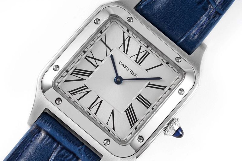 Cartier high-quality watch Cartier Santos SANTOS-DUMONT series WSSA0022 couple watch front view