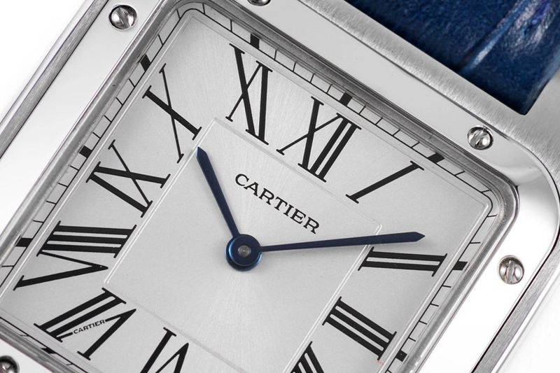 Cartier high-quality watch Cartier Santos SANTOS-DUMONT series WSSA0022 couple watch detail shots