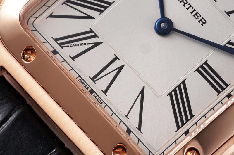 Cartier watch Cartier Santos SANTOS-DUMONT series WSSA0022 couple watch detail shots