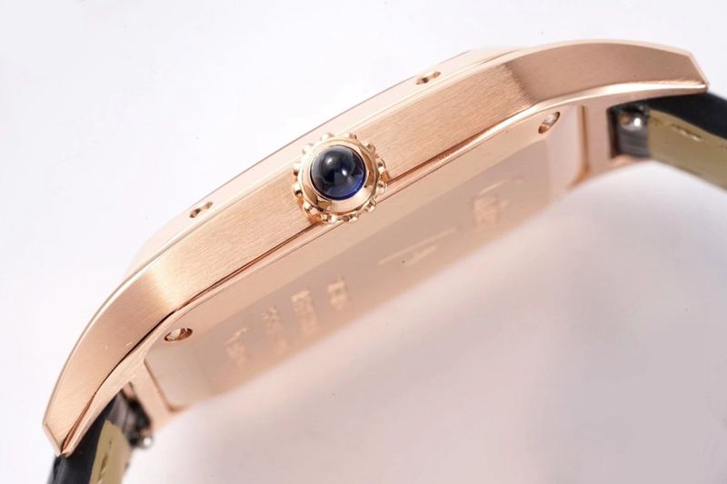 Cartier watch Cartier Santos SANTOS-DUMONT series WSSA0022 couple watch side view