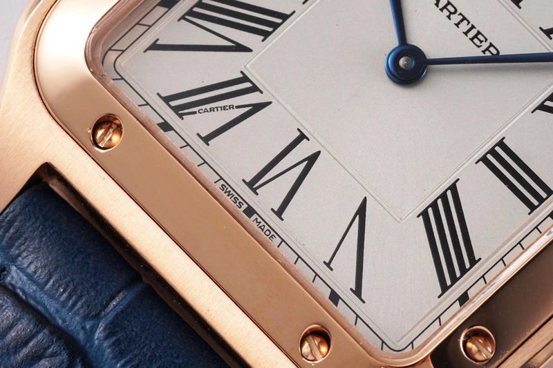 Cartier watch Cartier Santos SANTOS-DUMONT series WSSA0022 couple watch detail shots