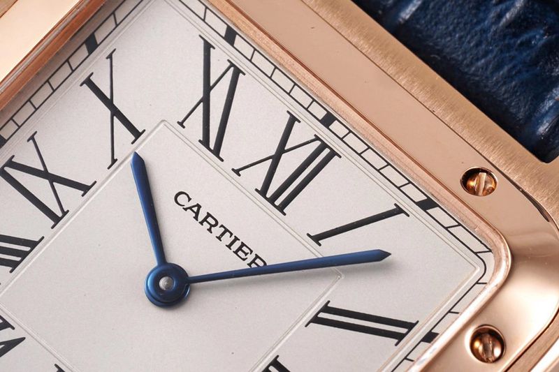 Cartier watch Cartier Santos SANTOS-DUMONT series WSSA0022 couple watch detail shots