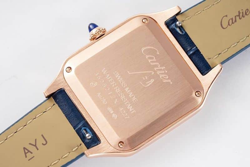 Cartier watch Cartier Santos SANTOS-DUMONT series WSSA0022 couple watch back cover picture