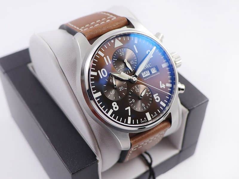 IWC high-quality watch IWC3777 pilot chronograph series watch front view