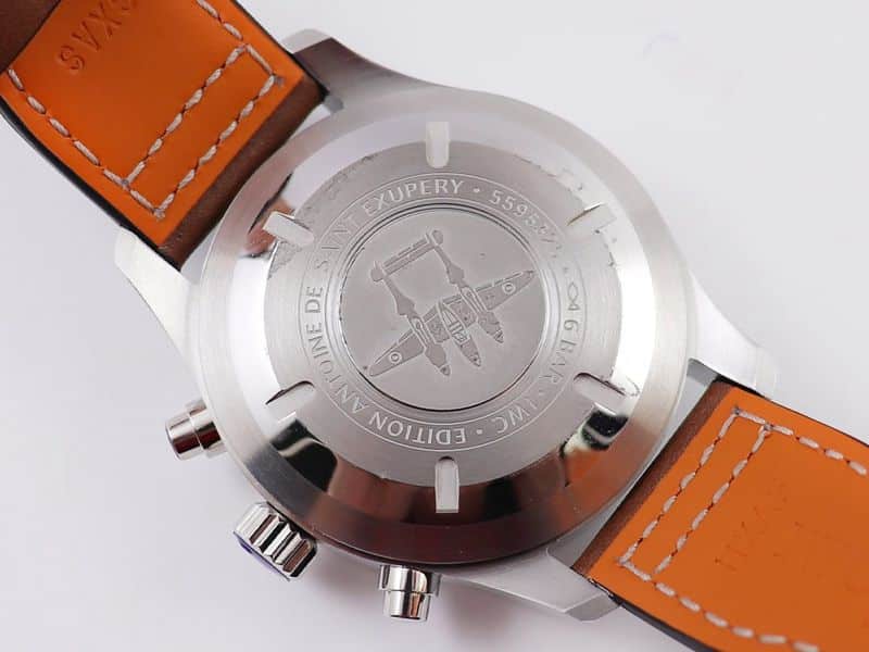 IWC high-quality watch IWC3777 pilot chronograph series watch back cover picture