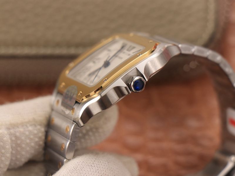 Cartier high-quality watches new Santos watch side view