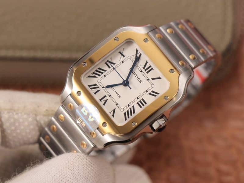 Cartier high-quality watches new Santos watch front view