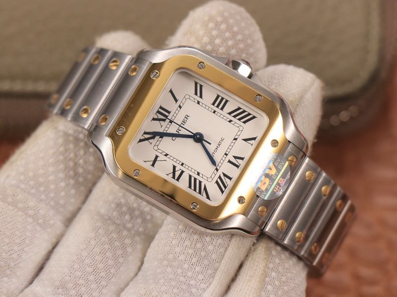 Cartier high-quality watches new Santos watch front view