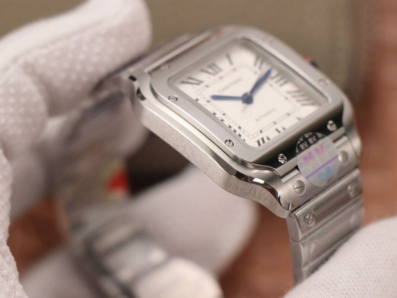 Cartier high-quality watches new Santos watch side view