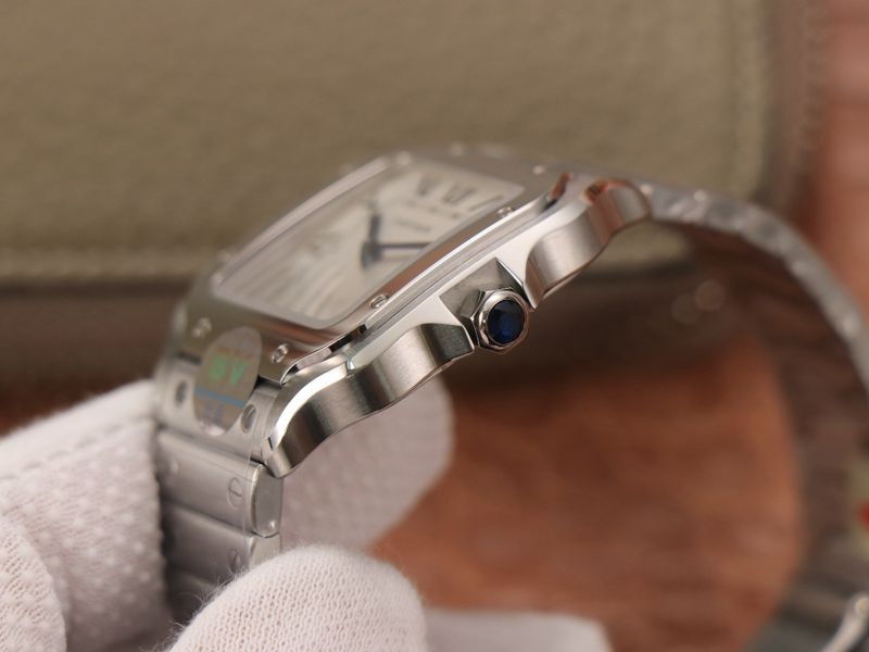 Cartier high-quality watches new Santos watch side view