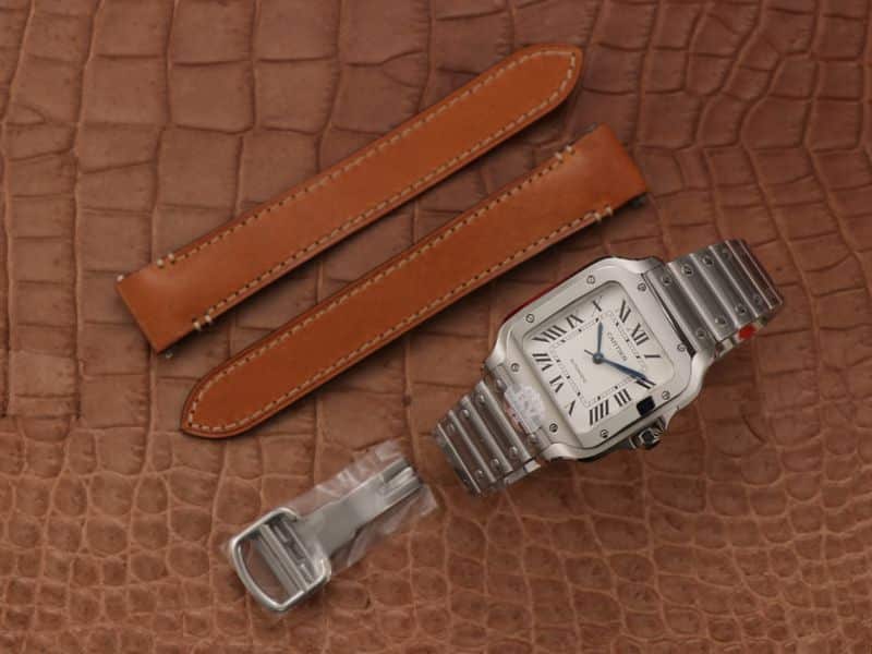 Cartier high-quality watches new Santos watch front view