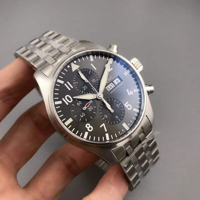 IWC watch Spitfire 43MM watch front view