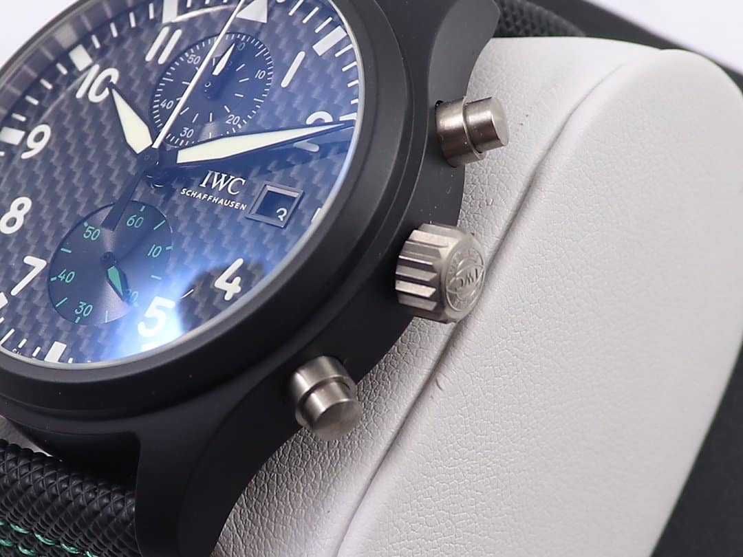 IWC watch pilot series watch TOP GUN naval air combat unit chronograph watch detail shots