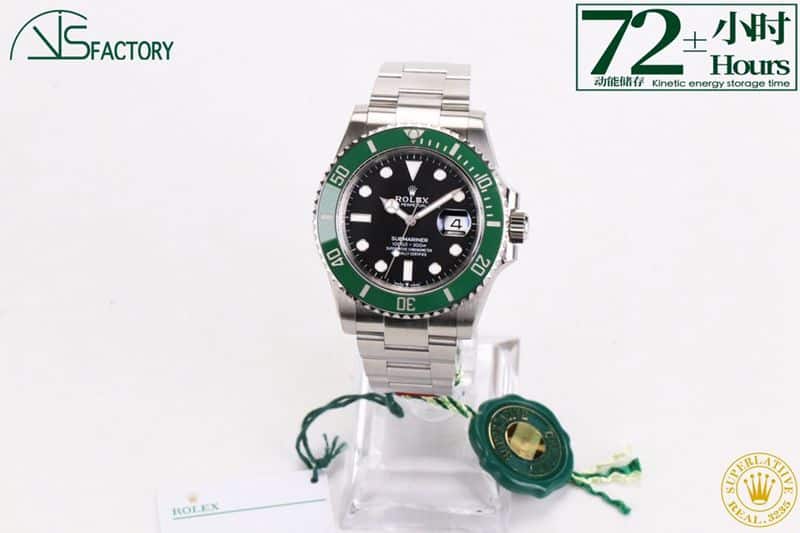 VS Factory2020 new Rolexreplica watch Starbucks Submariner41 diameter 72 hours power front view