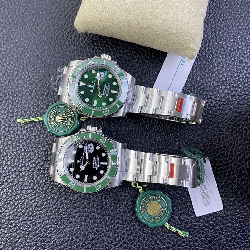 VS Factory2020 new Rolexreplica watch Starbucks Submariner41 diameter 72 hours power front view