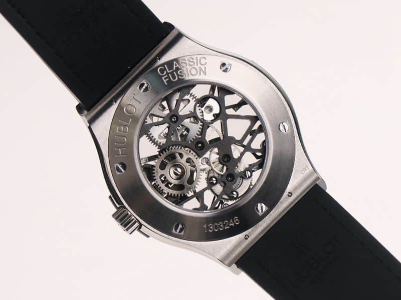 Hublotreplica watch (Hublot) classic fusion CLASSIC FUSION series tourbillon watch movement picture