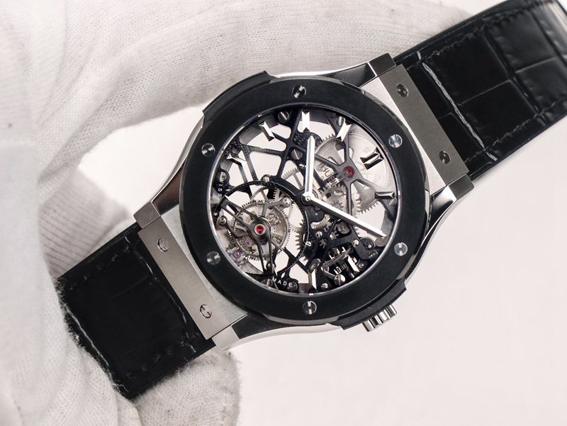 Hublotreplica watch (Hublot) classic fusion CLASSIC FUSION series tourbillon watch front view