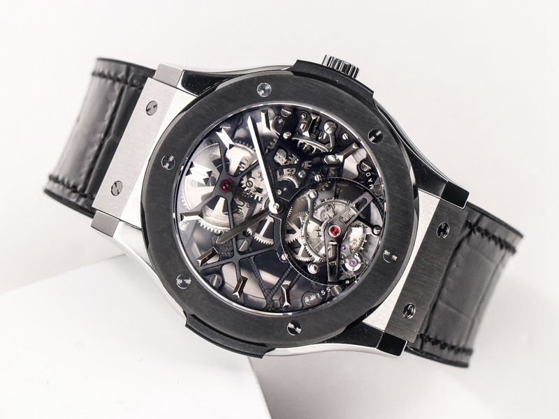 Hublotreplica watch (Hublot) classic fusion CLASSIC FUSION series tourbillon watch front view