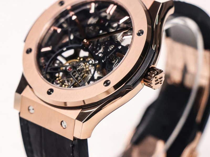 Hublotreplica watch (Hublot) classic fusion CLASSIC FUSION series tourbillon watch side view