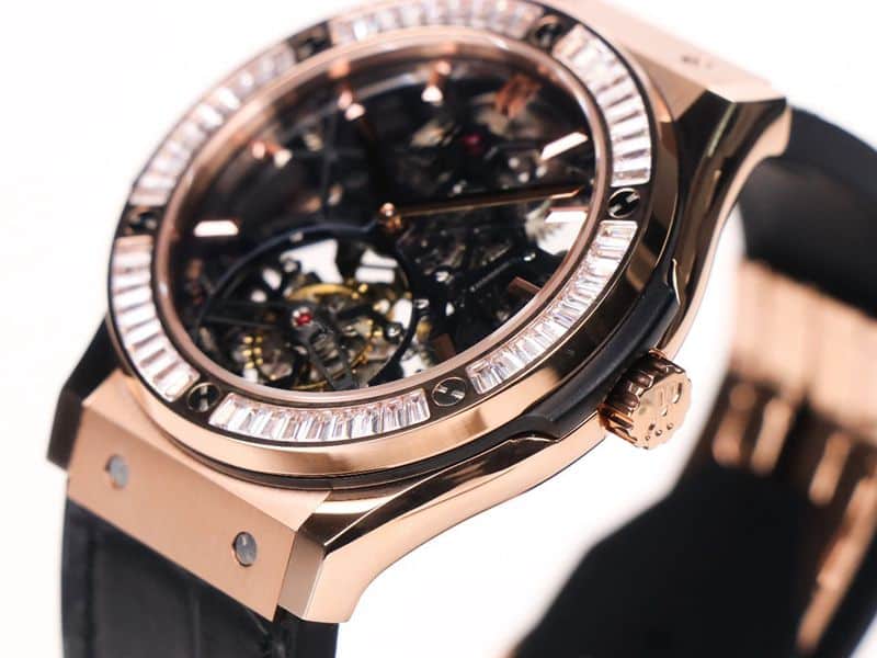 Hublot high-quality watch (Hublot) Classic Fusion (CLASSIC FUSION) series tourbillon watch side view