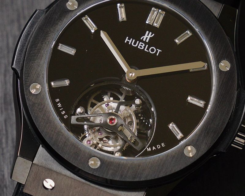 Hublotsuper watch (Hublot) classic fusion series tourbillon watch front view