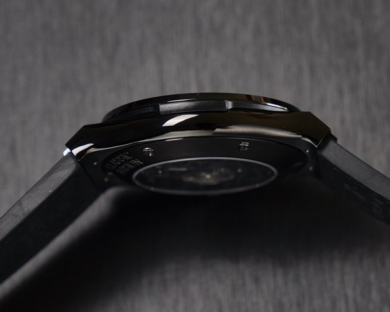Hublotsuper watch (Hublot) classic fusion series tourbillon watch side view