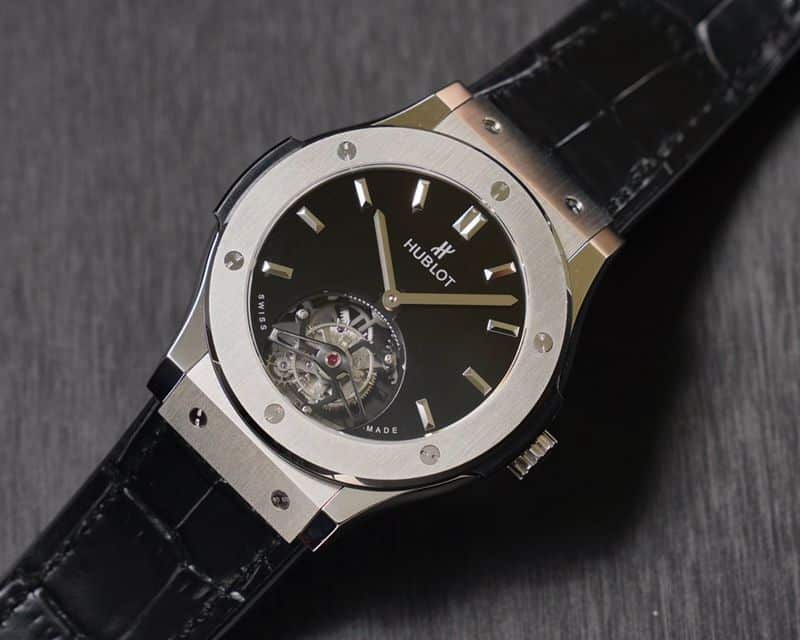Hublotsuper watch (Hublot) classic fusion series tourbillon watch front view