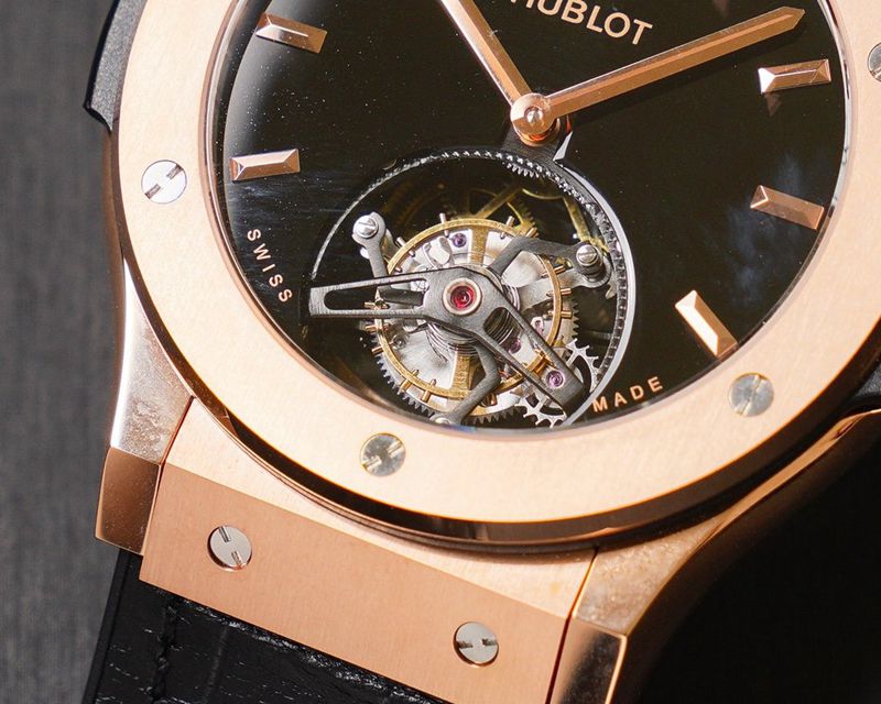 Hublot high-quality watch (Hublot) classic fusion DX-FACTORYtourbillon series watch detail shots