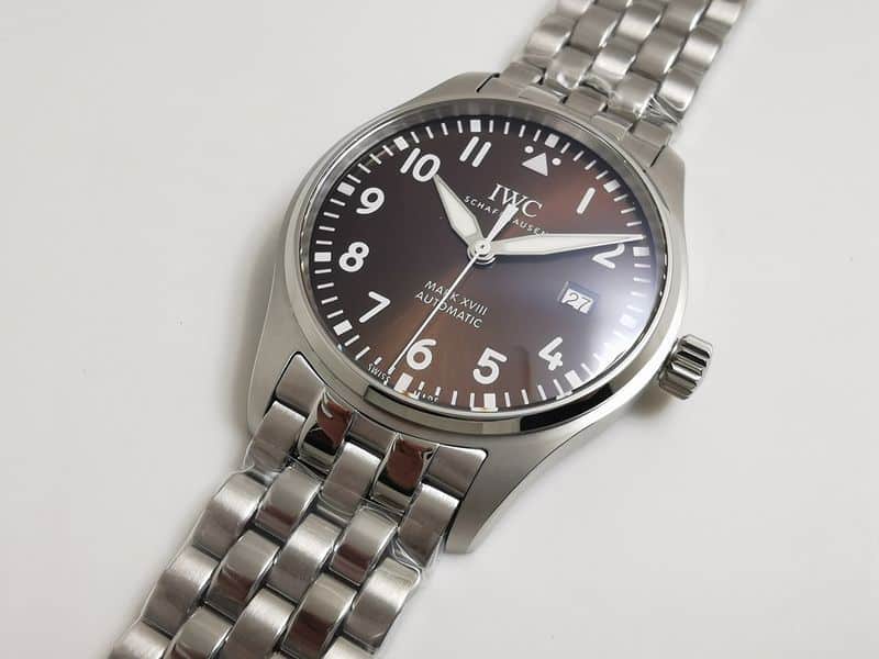 IWC high-quality watch pilot mark 18 series super V2 affordable version watch front view