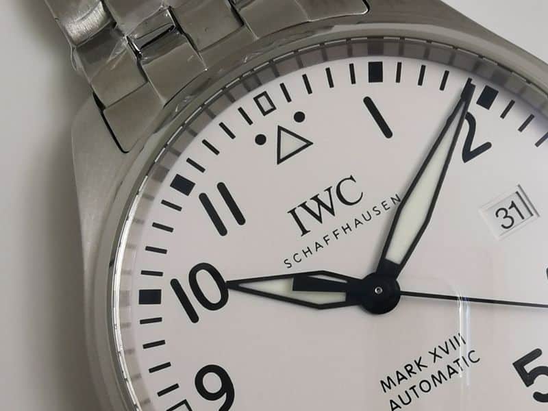 IWC high-quality watch IWC pilot mark eighteen series super V2 people-friendly version watch detail shots