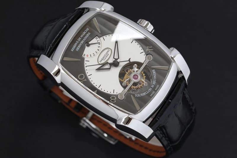 Parmigiani Fleurier watch tourbillonmovement watch front view