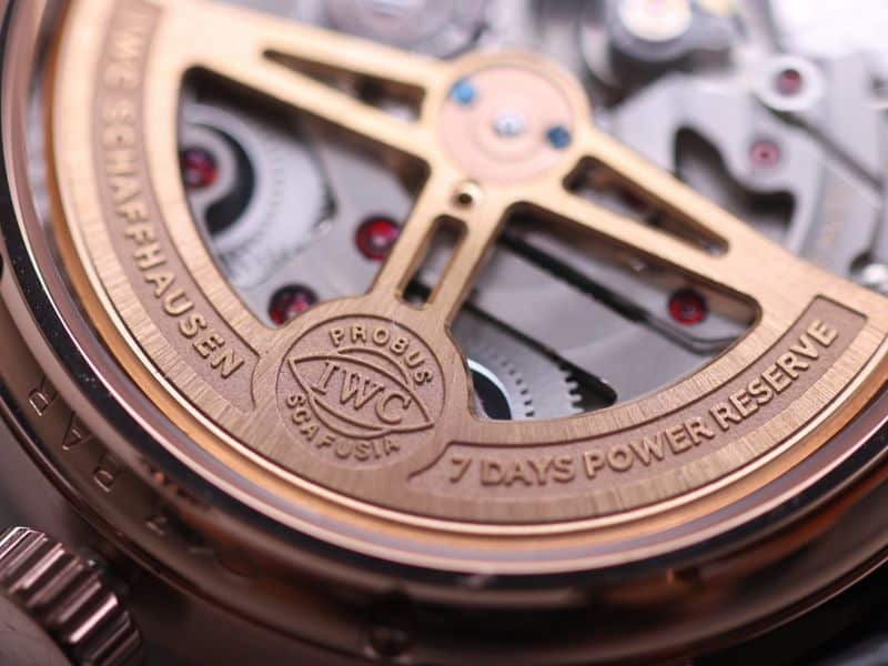 IWC watch Portuguese series true perpetual calendar complication watch detail shots